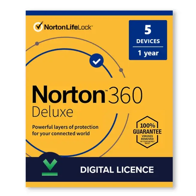 Norton 360 Deluxe 5 Device 1 year