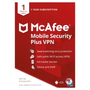 McAfee Antivirus Mobile Security Plus VPN