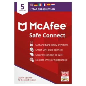 McAfee Antivirus Safe Connect Premium VPN